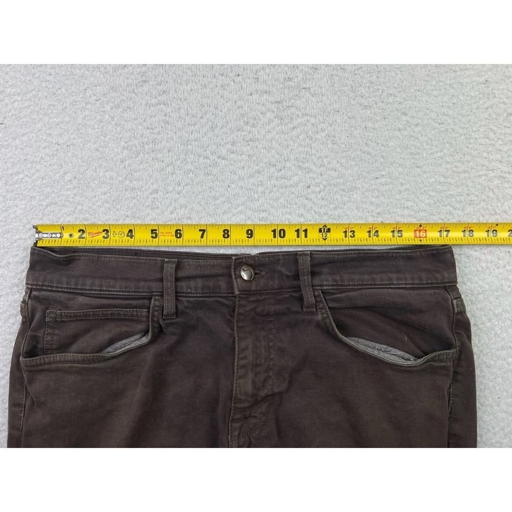 Joe's‎ Jeans Mens Jeans 33x32 Brown Straight Narrow Fit Made USA Stretch Denim - Picture 8 of 12